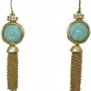 Earrings mx signature collection yellow turquoise